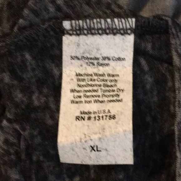 Siva 70 Sleeveless Burnout Twist Tanktop SZ XL - Picture 7 of 7